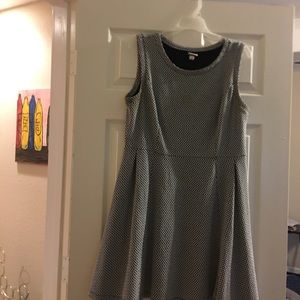 Black and white dress